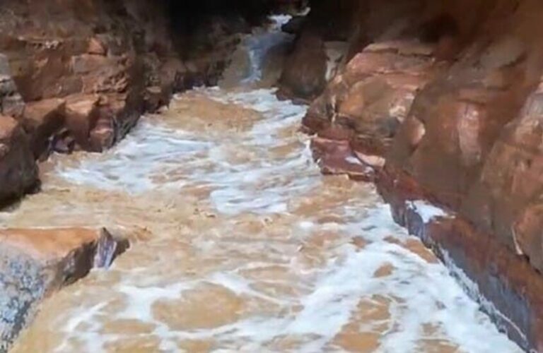 السيول تودي بحياة سائحة بلجيكية وطفلها في الأردن (فيديو)