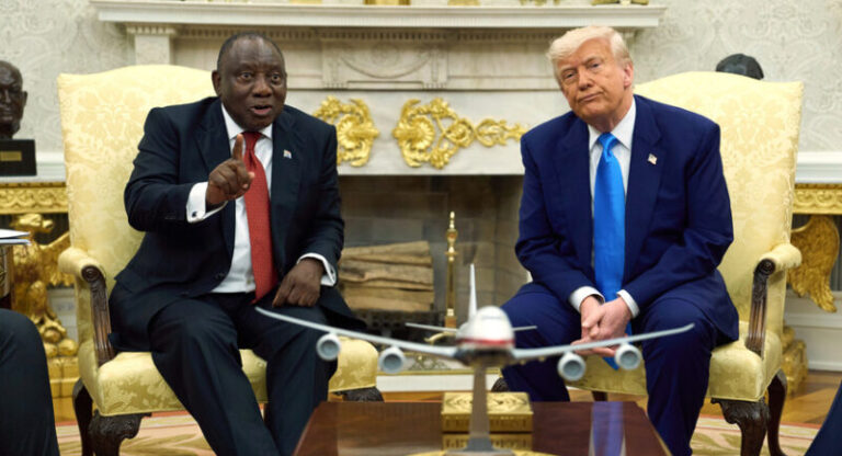 رئيس جنوب أفريقيا يسخر من ترامب!