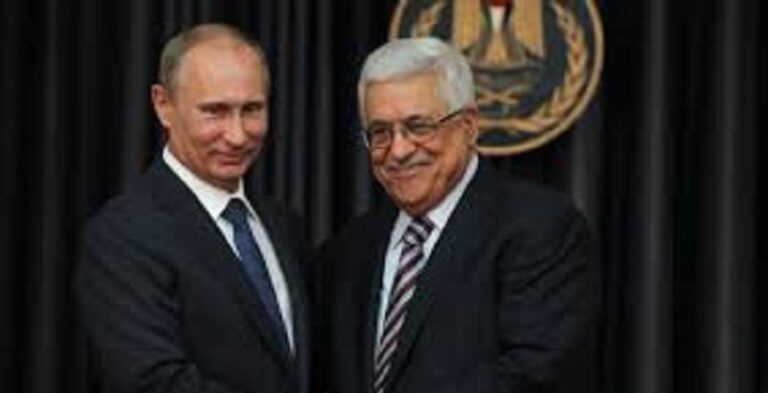 بوتين لعباس: قلقون من الكارثة الإنسانية في غزة