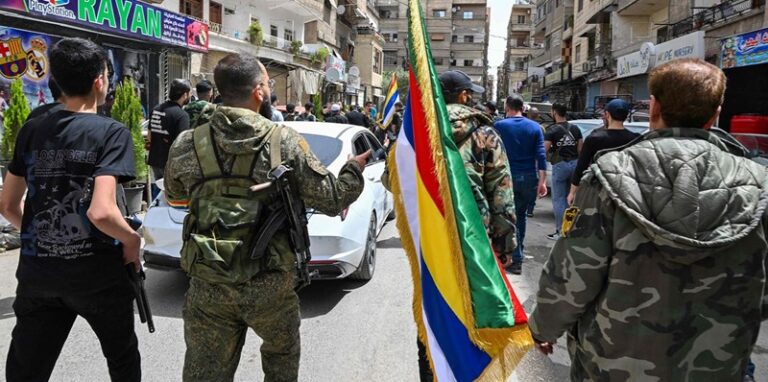 مسيرات وإحتجاجات في دمشق