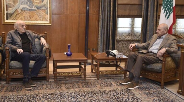 بري وجنبلاط في عين التينة