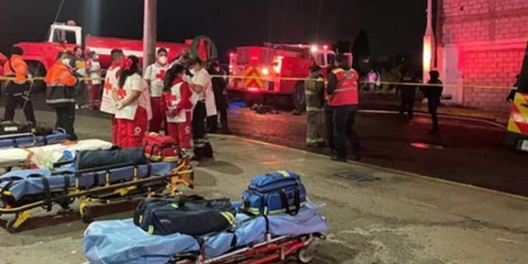 قتلى وجرحى بحريق في المكسيك (صور)