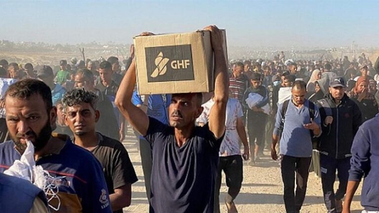 الخارجية الأميركية توافق على تمويل مؤسسة غزة الانسانية