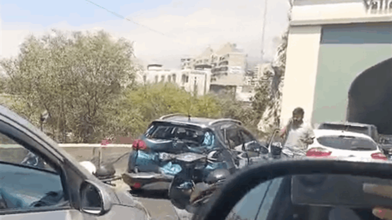 حادث بين 6 سيارات عند نفق نهر الكلب