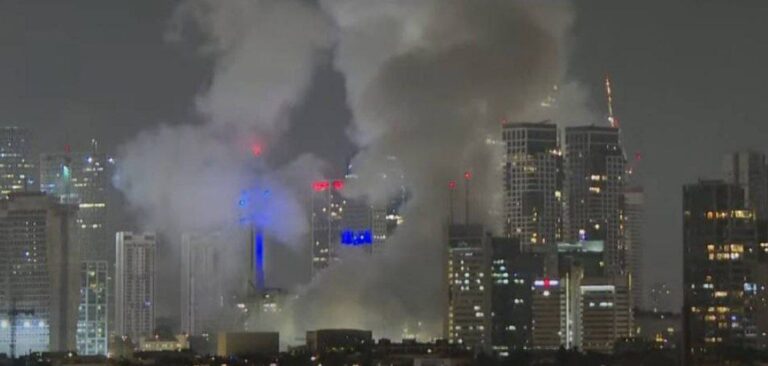 بالفيديو.. كامل الكيان الصهيوني تحت نيران الصواريخ الايرانية!