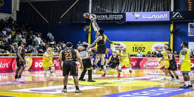 دوري السلة اللبناني: الرياضي يهزم هومنتمن ويتقدم عليه بنصف نهائي البطولة