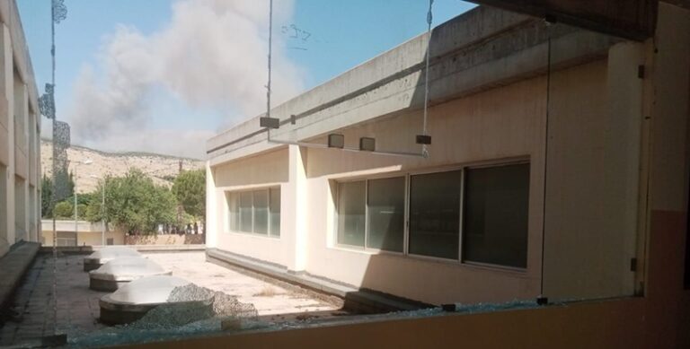 امتحانات تحت الغارات في شمسطار!