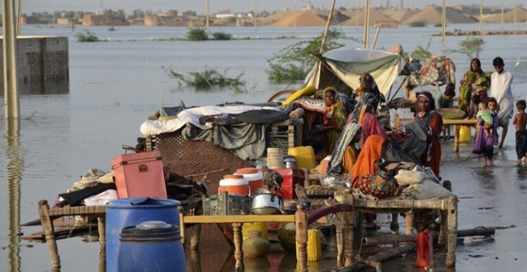 170 قتيلاً بفيضانات الباكستان (فيديو)