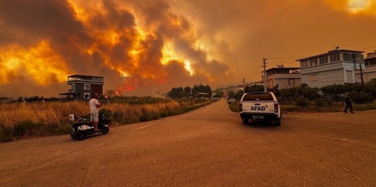 761 حريقاً يلتهم الغابات ويجتاح القرى في تركيا (فيديو)