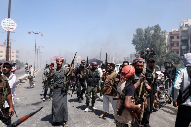 نجاح الانتشار الأمني ووقف النار في السويداء