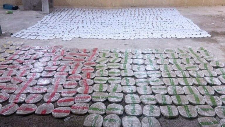 ضبط 752 كف حشيش على الحدود السورية