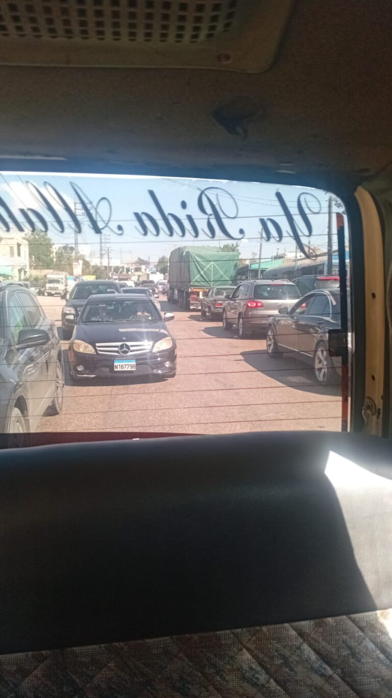 قطع طريق صوفر – عاليه (فيديو)