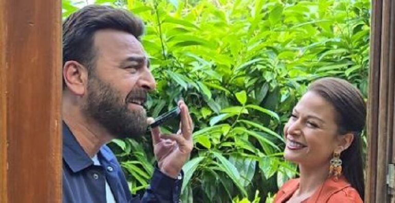 بالفيديو – سامر المصري وباميلا الكيك يغنيان في كواليس “آسر”