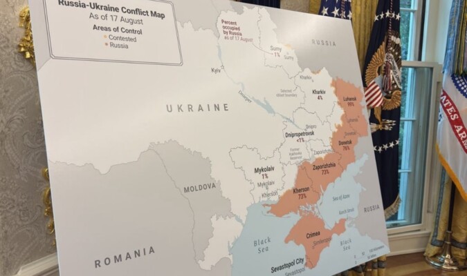 زاخاروفا: خريطة أوكرانيا التي عرضت في البيت الأبيض صفعة قوية لزيلينسكي