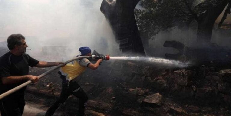 السيطرة على 80% من حرائق اللاذقية