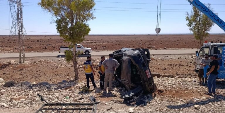 وفاة لبناني بحادث على طريق درعا – دمشق