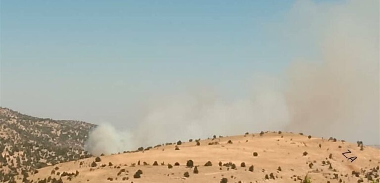 حريق في جرود الهرمل