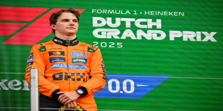 فورمولا1: بياستري يفوز بسباق جائزة هولندا الكبرى