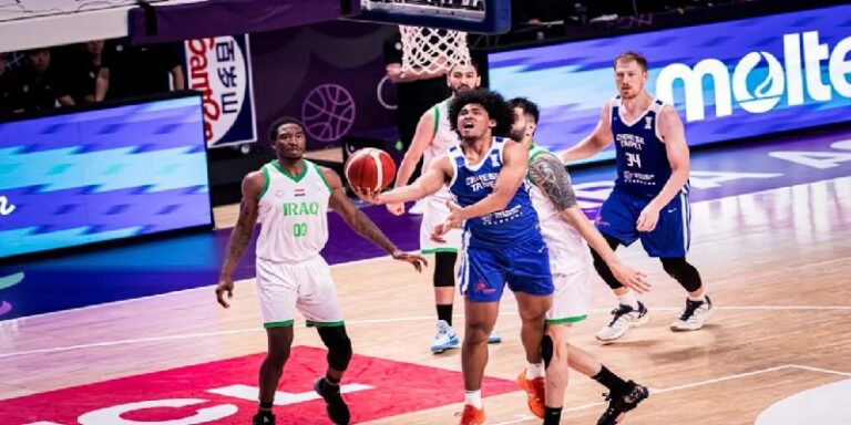 كأس آسيا لكرة السلة: هزيمة ثانية للعراق أمام الصين تايبيه