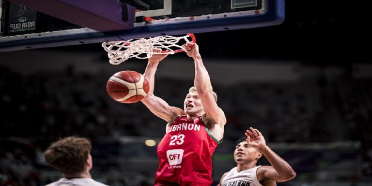 خسارة مريرة لمنتخب لبنان أمام نيوزيلندا تُخرجه من أمم آسيا لكرة السلة