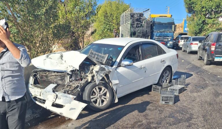 7 جرحى بحادث على طريق المريجات