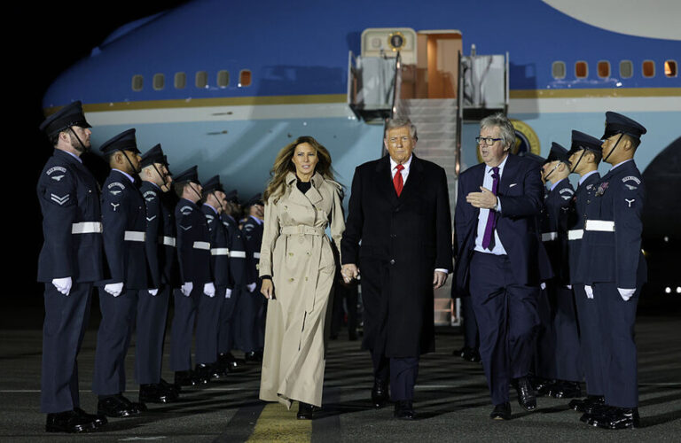 ترامب يلتقي ملك بريطانيا