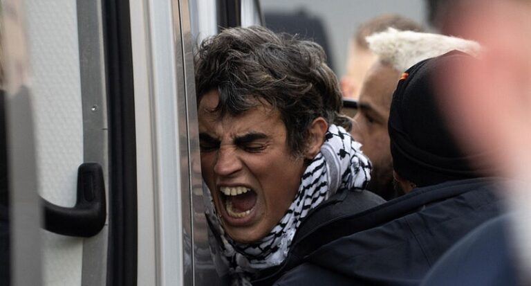 اعتقال عشرات المؤيدين لفلسطين في برلين (فيديو)