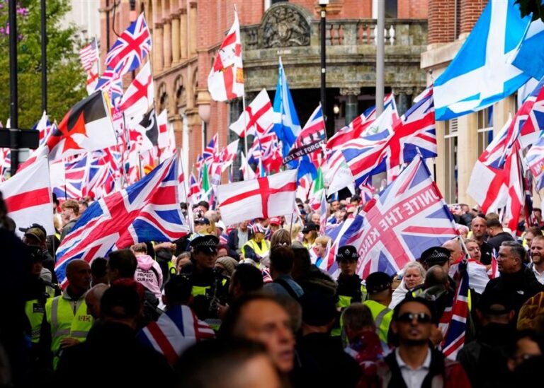 صدامات واعتقالات خلال تظاهرة في لندن (فيديو)