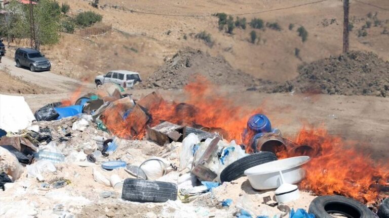 في البقاع..المواد المخدّرة المضبوطة إلى المحرقة (صور)