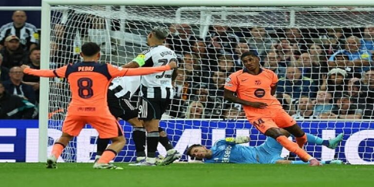 دوري أبطال أوروبا لكرة القدم: برشلونة يُسقط نيوكاسل ومانشستر سيتي يقهر نابولي