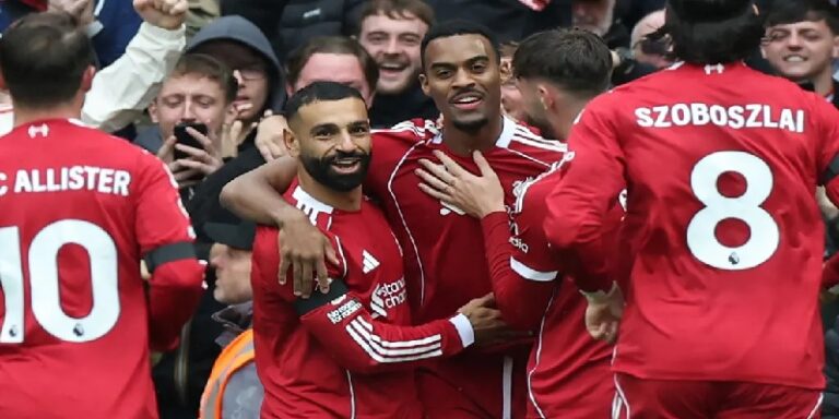 ليفربول يحسم ديربي ميرسيسايد ويحافظ على العلامة الكاملة في “البريميرليغ”