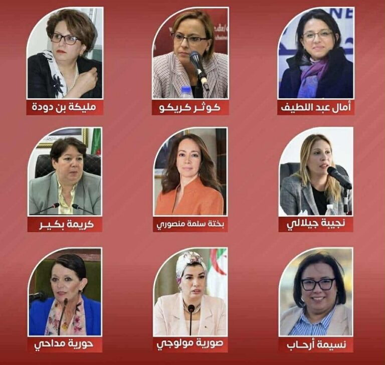 9 وزيرات في الحكومة الجزائرية الجديدة!