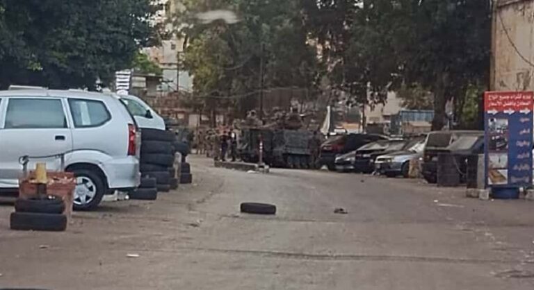 مداهمات للجيش في مخيم شاتيلا (فيديو)