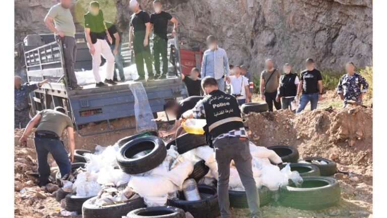 إتلاف كميات كبيرة من المواد المخدرة في الشمال