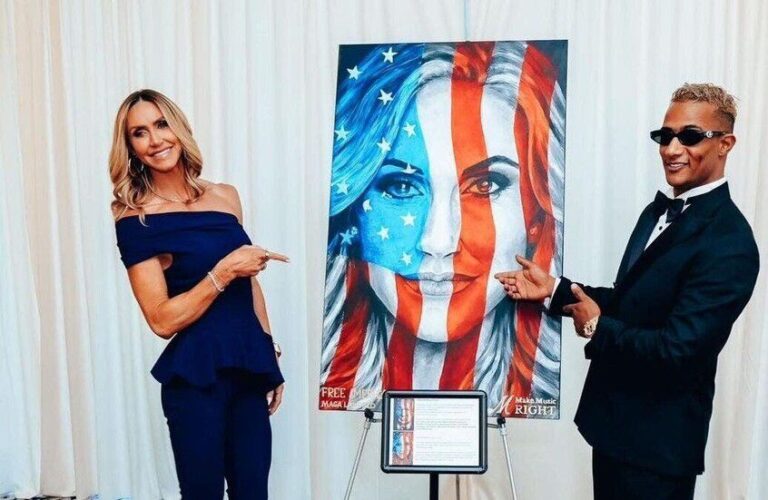 محمد رمضان و لارا ترامب