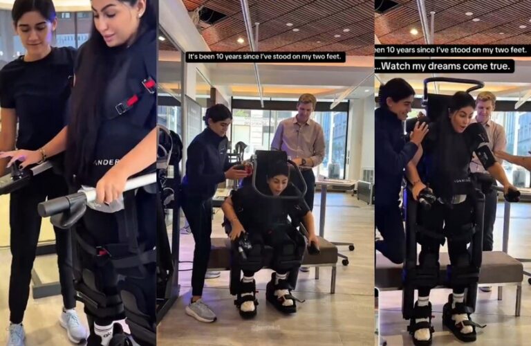 اللبنانية جيسيكا الطويل تعود للمشي بعد عقد من الشلل (فيديو)