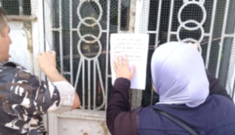 تشميع محلات مخالِفة في أبي سمراء حفاظًا على السلامة الغذائية