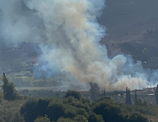 اندلاع حريق في بلدة كفركلا