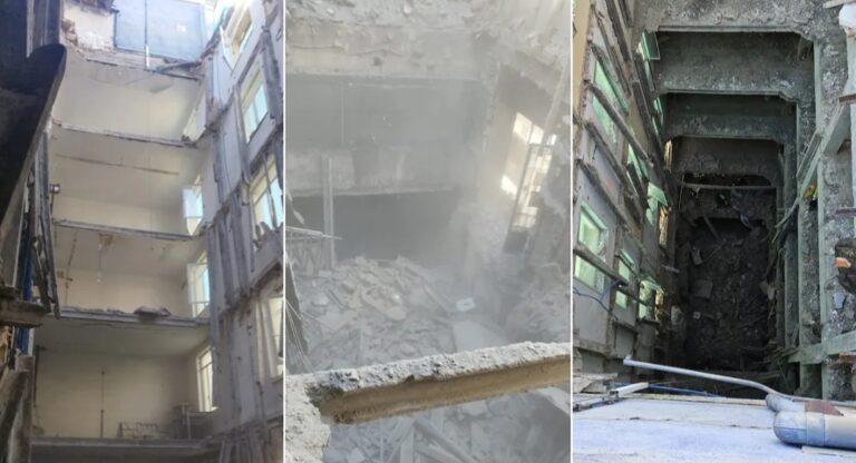 4 قتلى بانهيار مبنى في مدريد (فيديو)