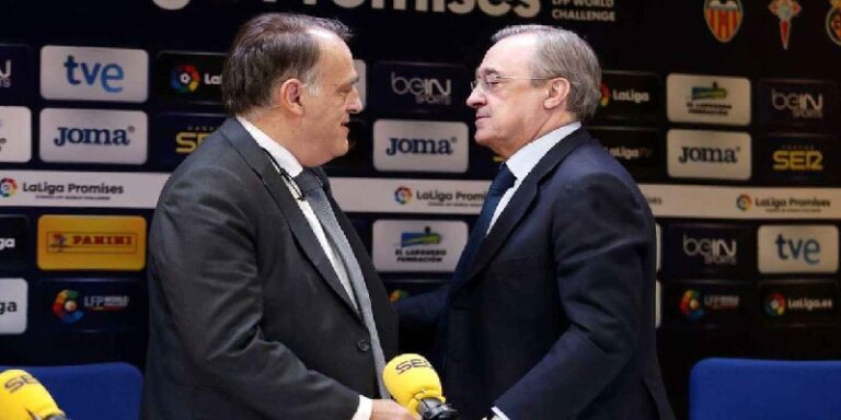 على خلفية إقامة مباراة من “الليغا” في ميامي.. توتر مُستجد بين تيباس ورئيس ريال مدريد