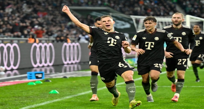 الدوري الألماني لكرة القدم: بايرن ميونخ يهزم مونشغلاباخ ويواصل مسيرته المظفرة