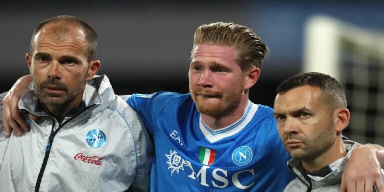نابولي يخسر جهود دي بروين لشهرين بسبب الاصابة
