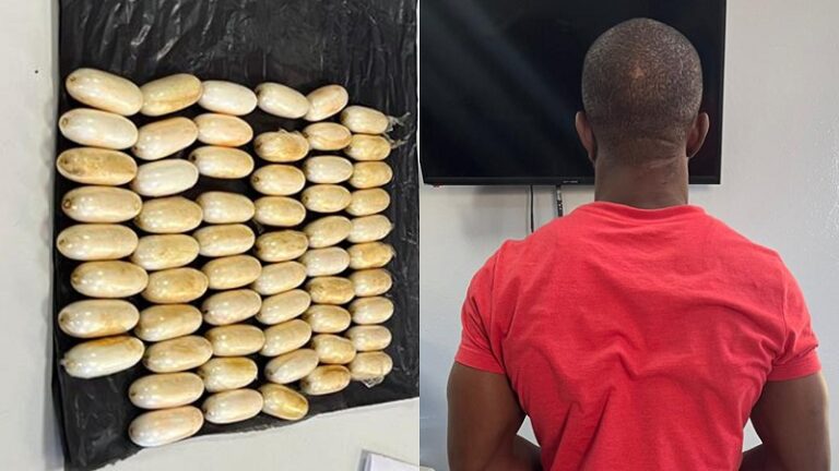 نيجيري حاول تهريب المخدّرات بقبضة الأمن