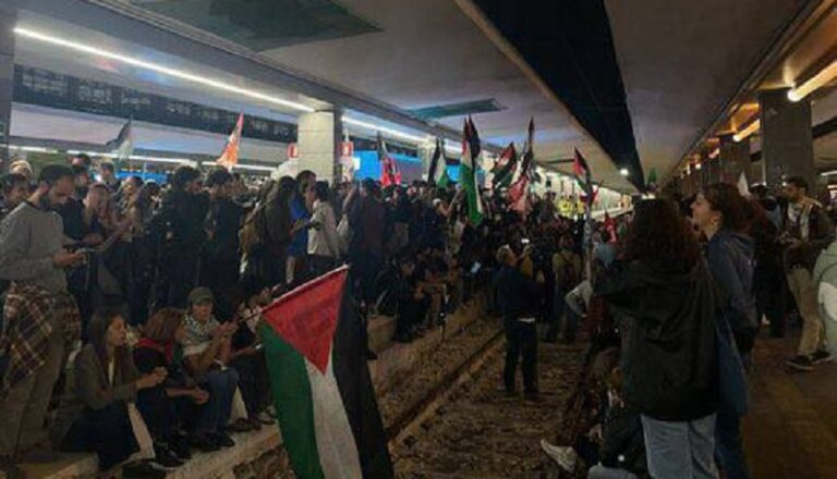 بالفيديو – التظاهرات تجوب العالم دعماً لأسطول الصمود المحاصر