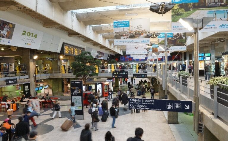 مسلح في محطة قطار بباريس (فيديو)