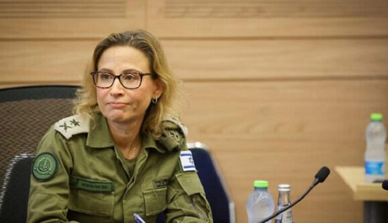 فقدان الاتصال بالمدعية العامة العسكرية “الاسرائيلية”