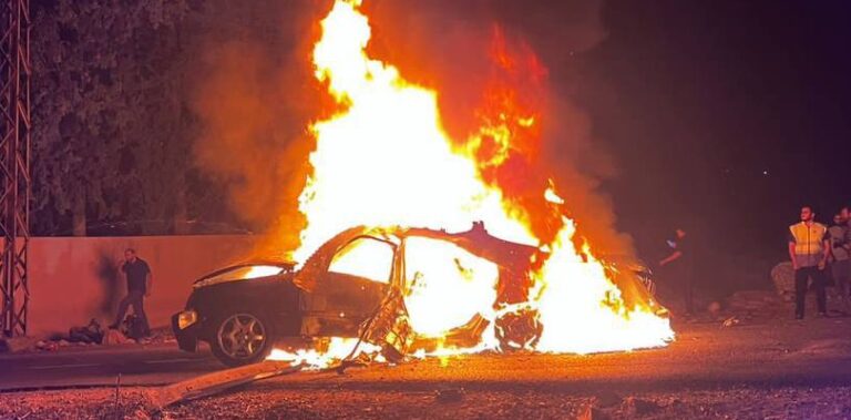 شهيد بالغارة على حومين الفوقا