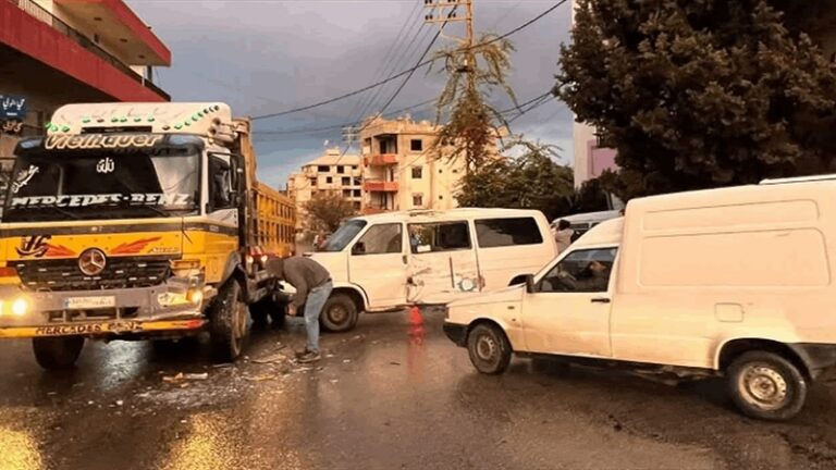 4 جرحى بحادث اصطدام في الضنية