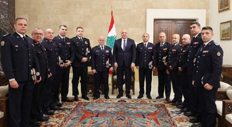 اللواء لاوندس من بعبدا: ملتزمون بمكافحة الفساد وحماية هيبة الدولة