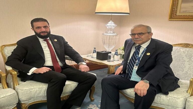 سلام يلتقي الشرع في الدوحة